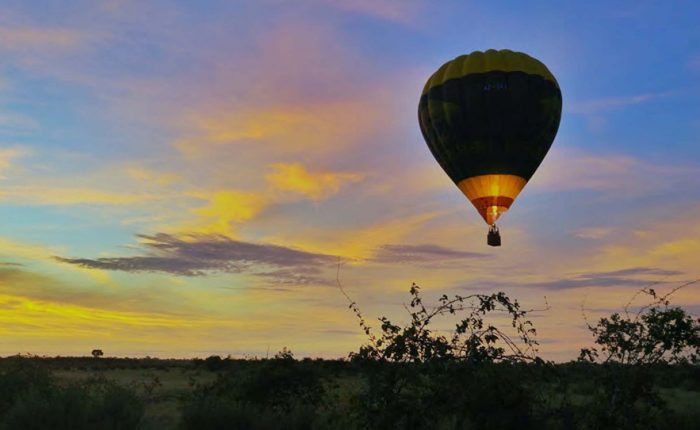 Botswana, safari en ballon