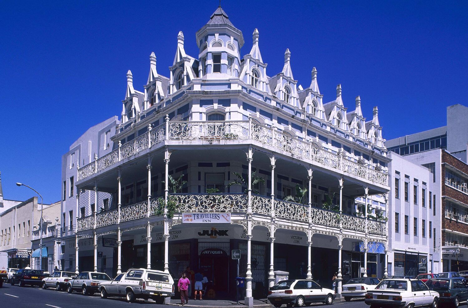 Vieille maison de style victorienne dans le centre de la ville du Cap en Afrique du Sud